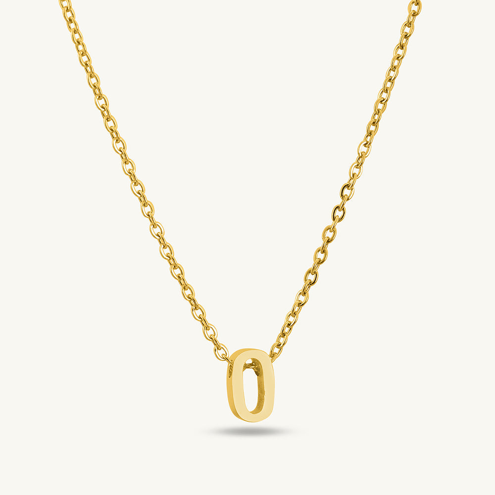 Small letter necklace