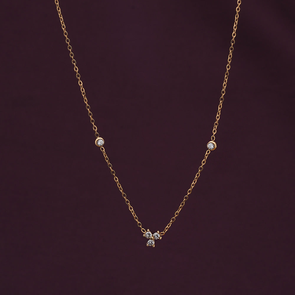 Trio of twinkle necklace