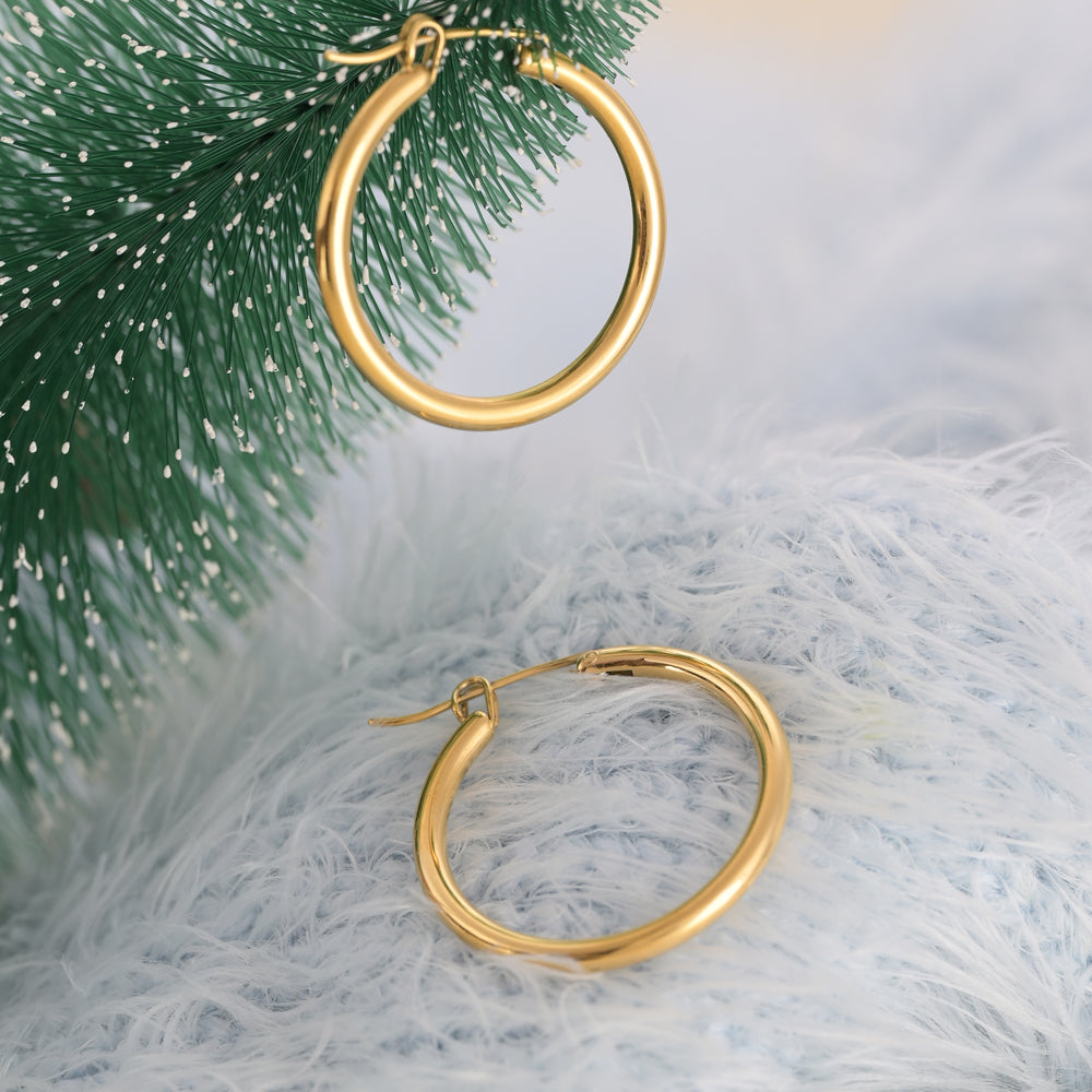Golden Halo Hoops