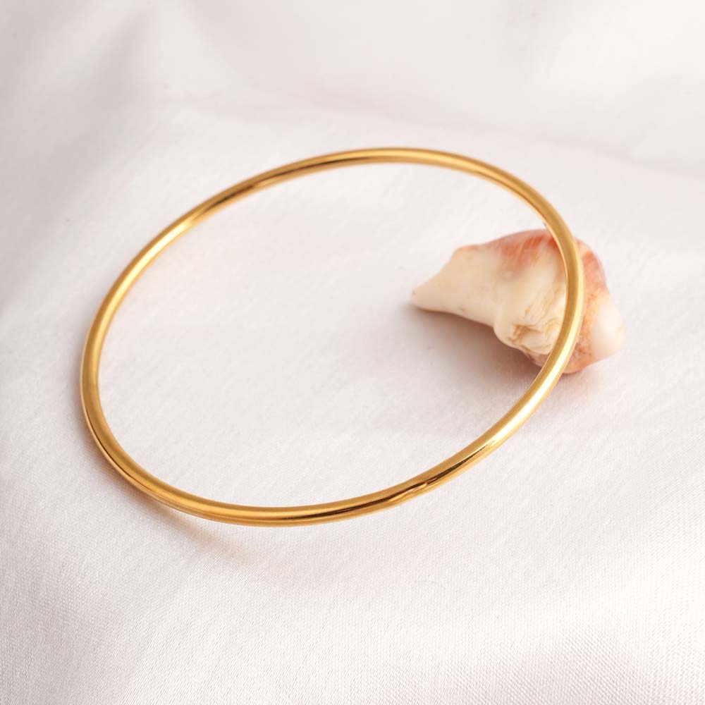 Slim Golden Bangle