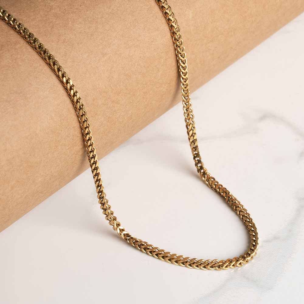 Rounded Link Statement Chain for Men