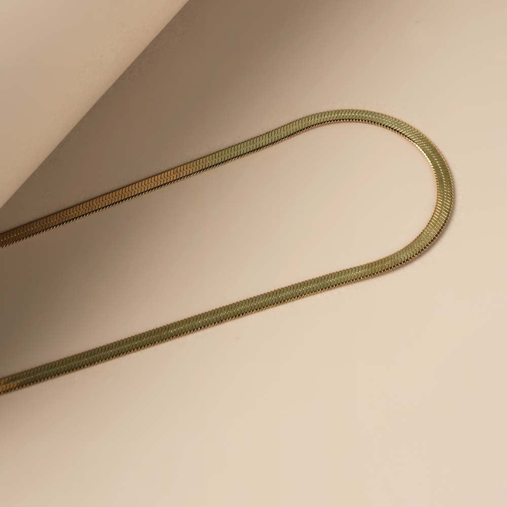 Silk gold chain for men