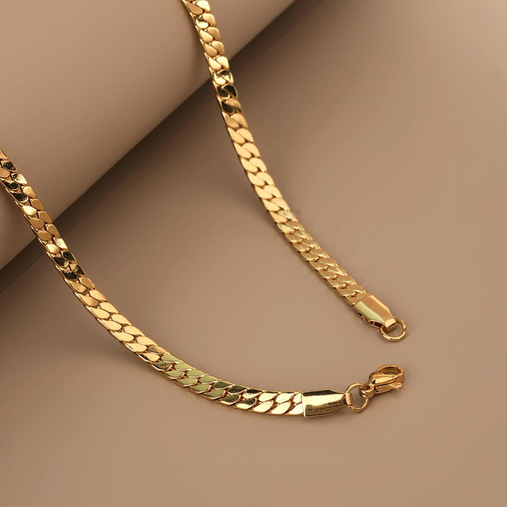 Sleek Flat Chain for Men