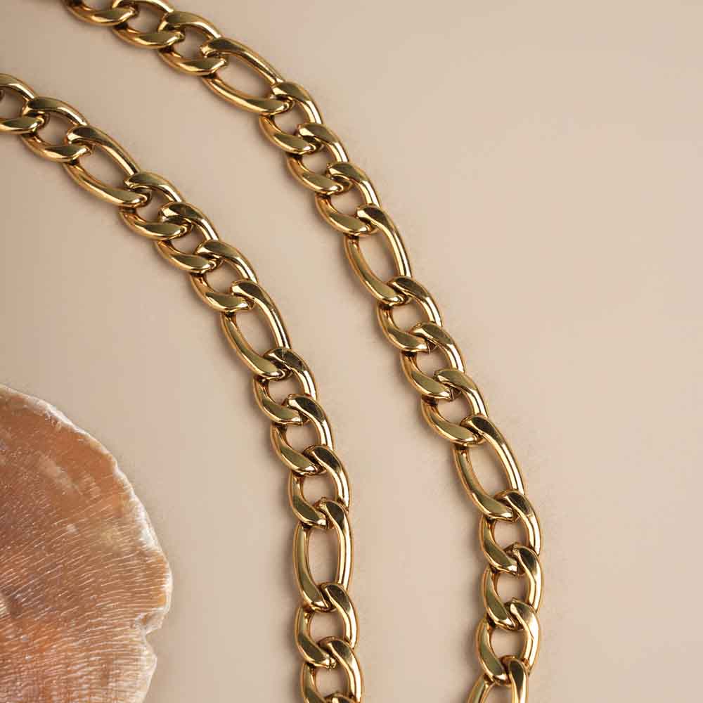 Gold Figaro Chain for Men