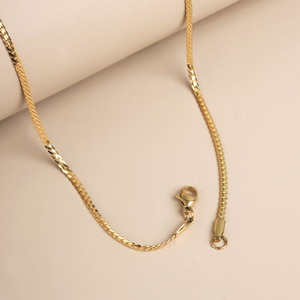 Minimalist Twisted Chain for Men