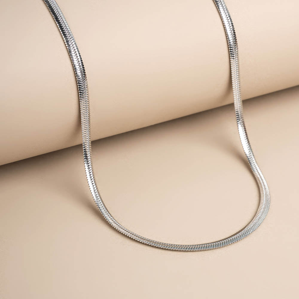 Silver Snake Chain for Men
