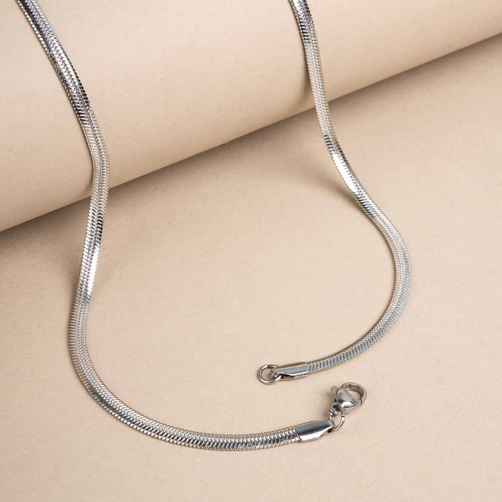 Silver Snake Chain for Men
