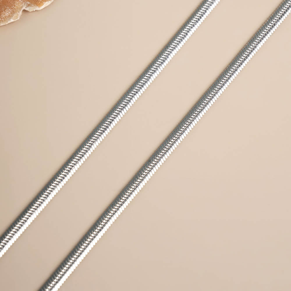 Silver Snake Chain for Men