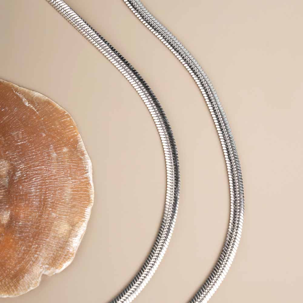 Silver Snake Chain for Men