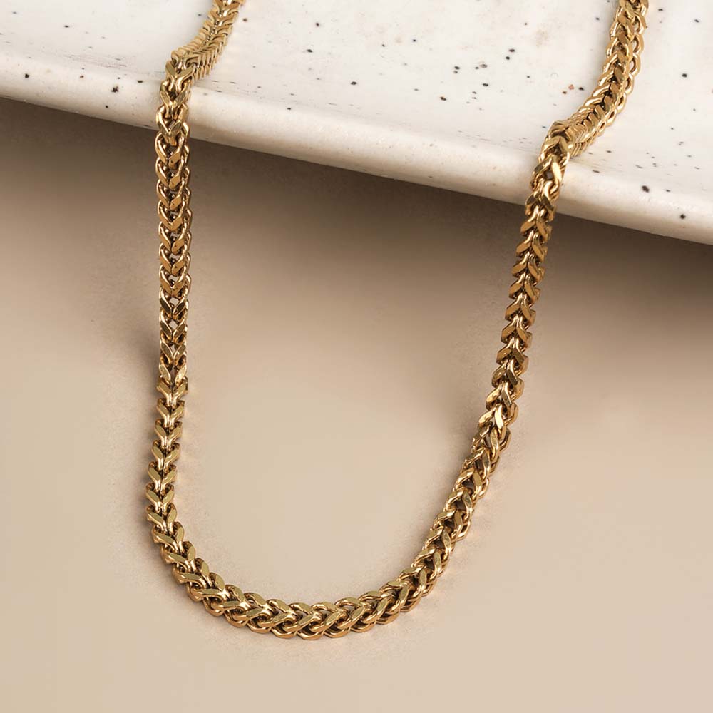 Rounded Link Statement Chain for Men