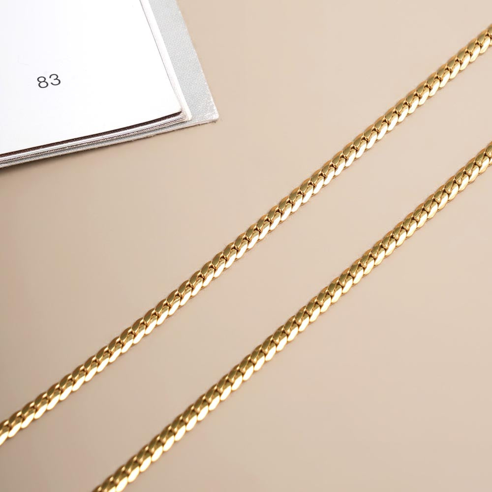 Minimalist Twisted Chain for Men