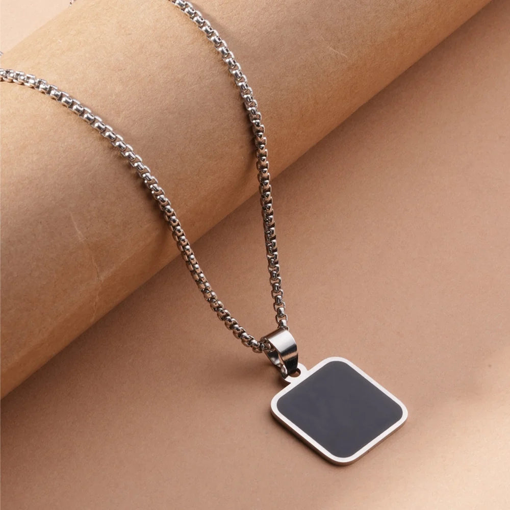 Aegis bold square pendant necklace   3