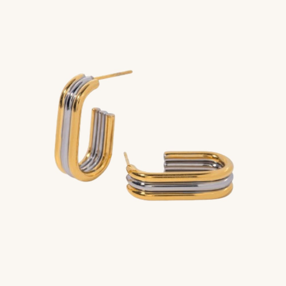 Double helix earrings