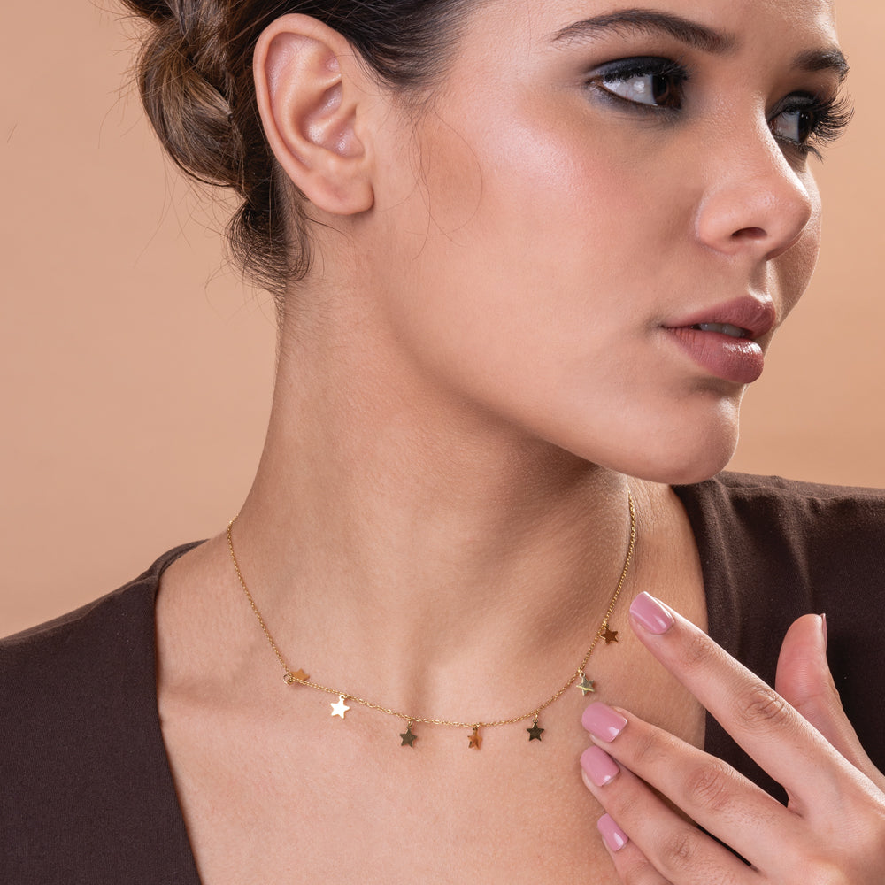 Starry night necklace