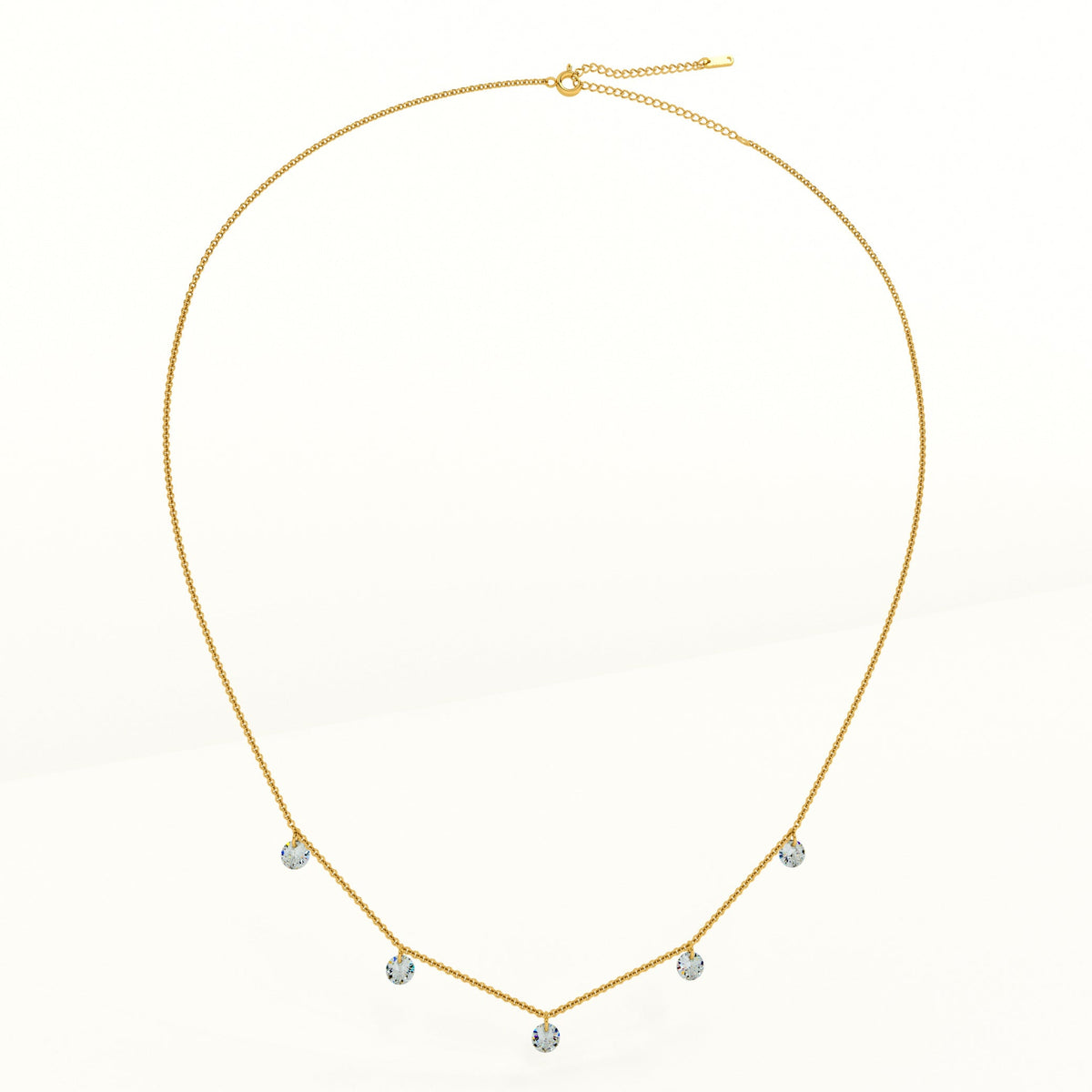 Diamond dreams gold necklace