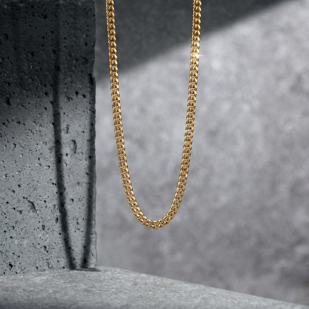 Rounded Link Statement Chain for Men