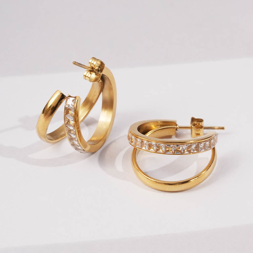 Duo Lustre Hoops