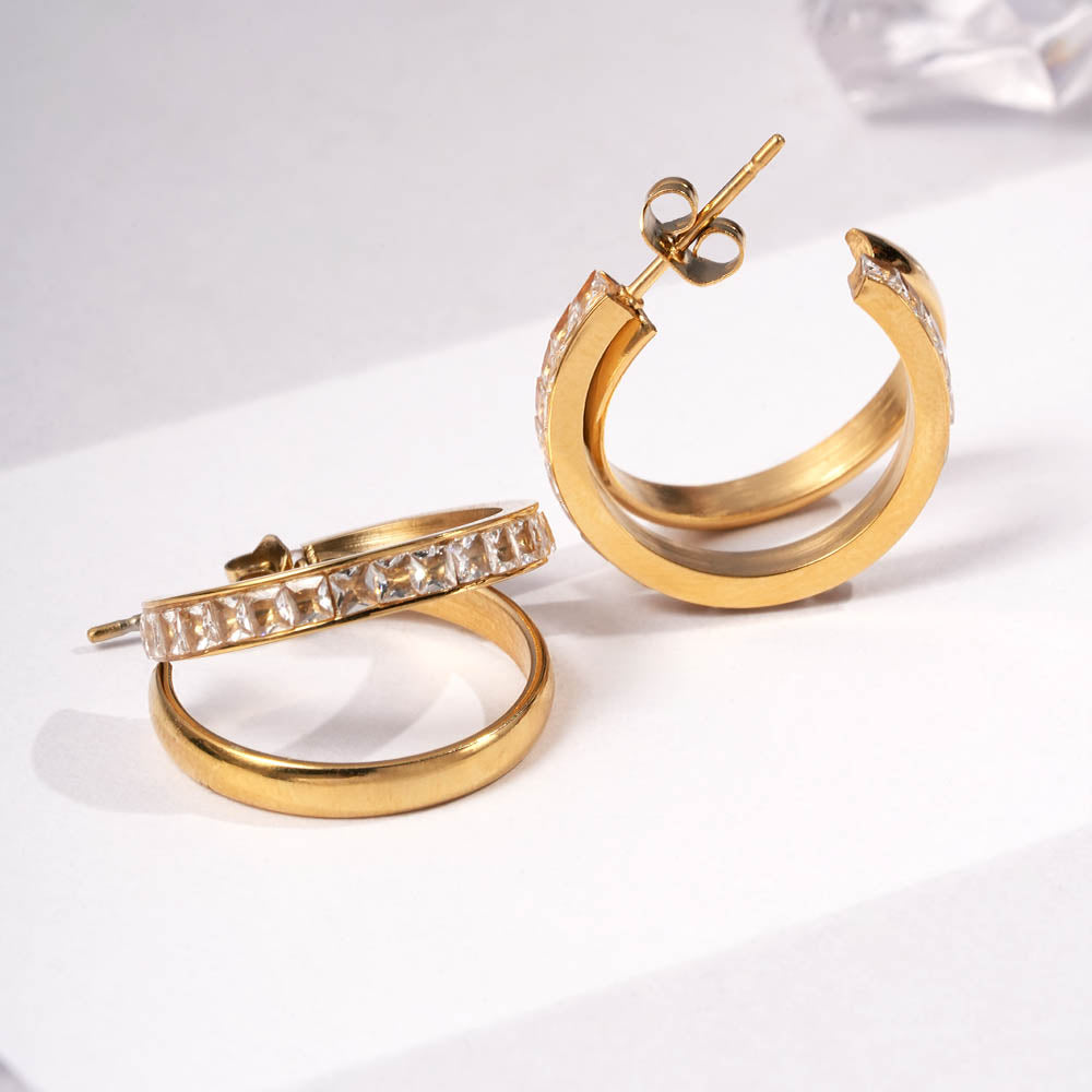 Duo Lustre Hoops