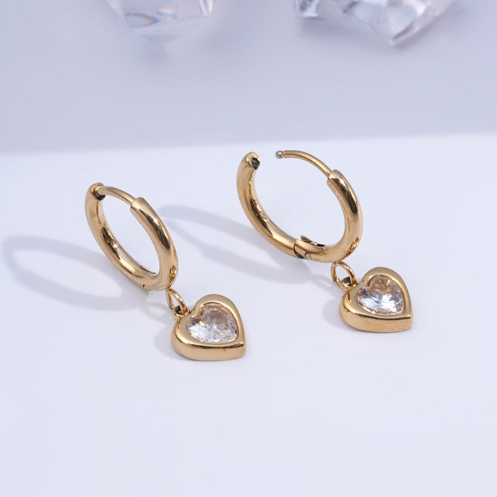 Gemini Heart Hoops