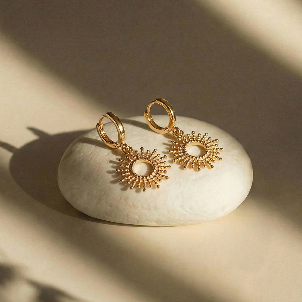 Helio Crest Drop Earrings