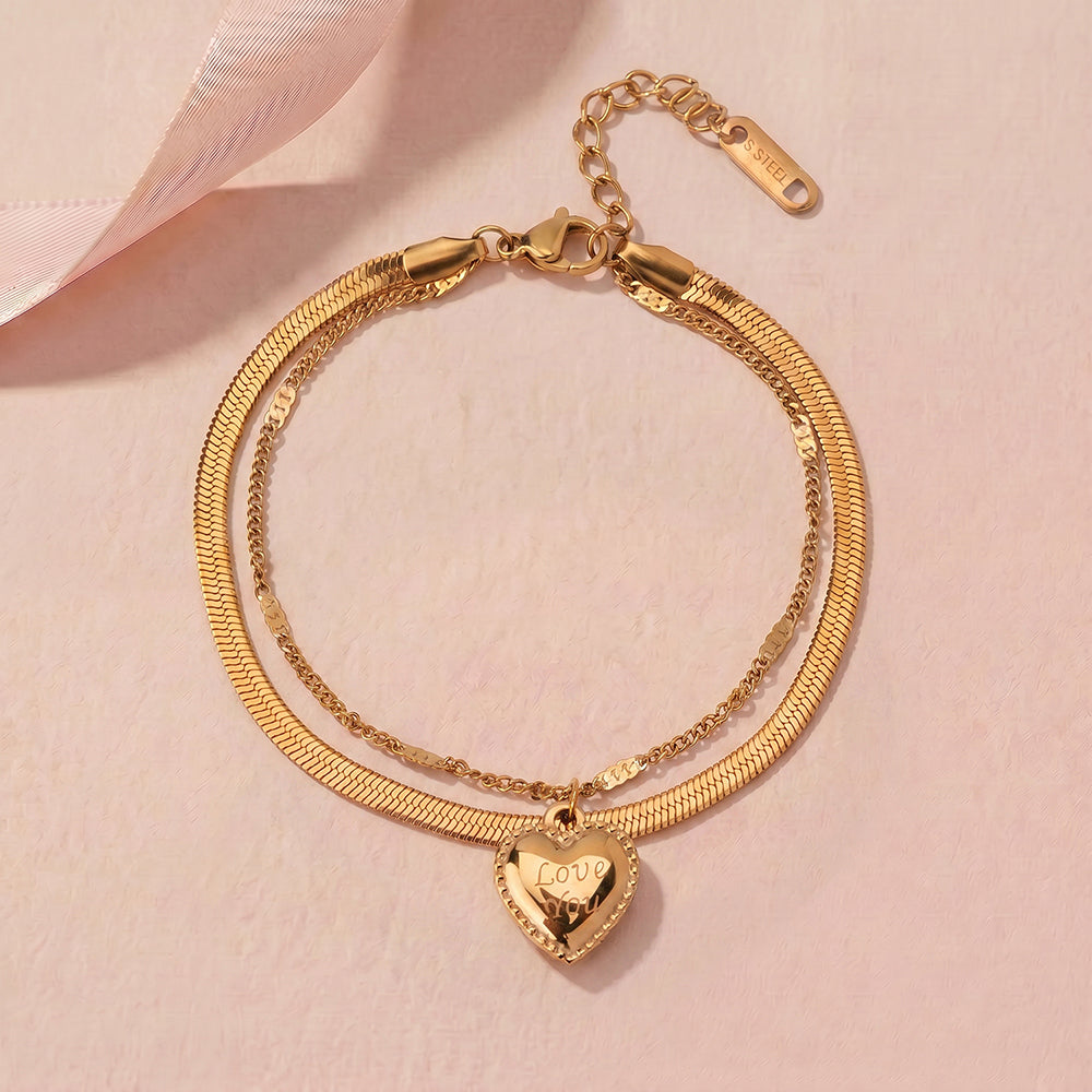 Love Layered Bracelet