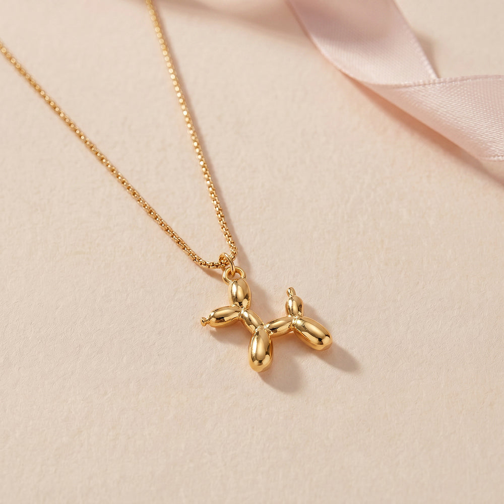 Petite Balloon Horse Pendant Necklace