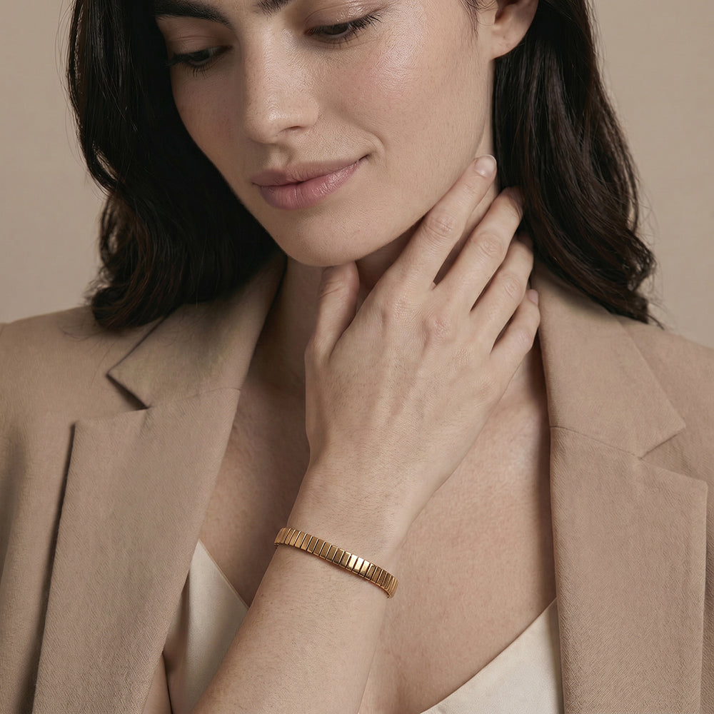 Modern Segmented Link Bracelet