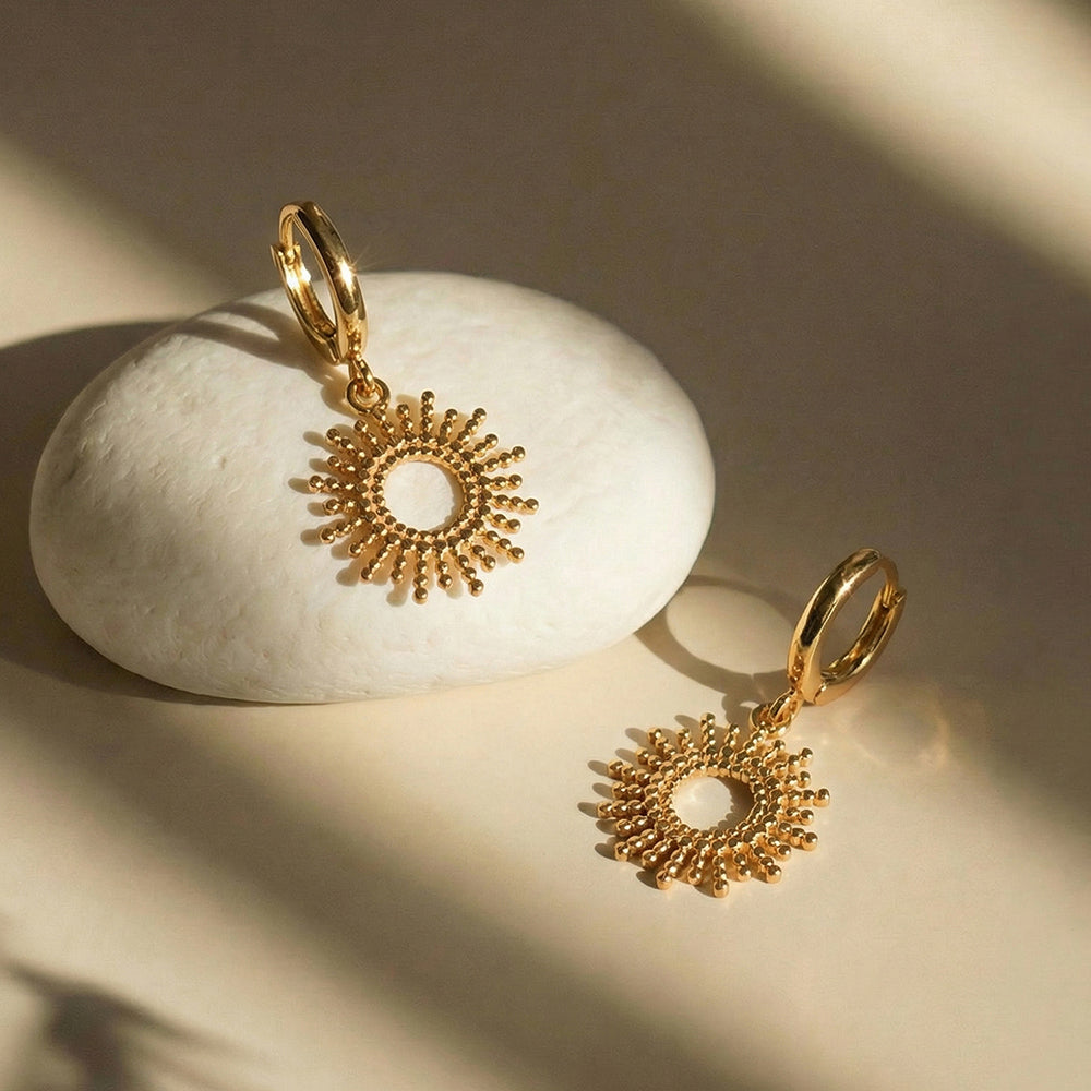 Helio Crest Drop Earrings