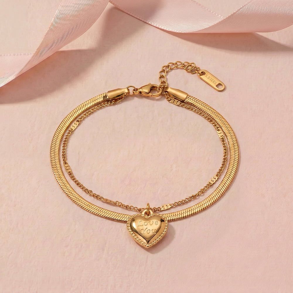 Love Layered Bracelet