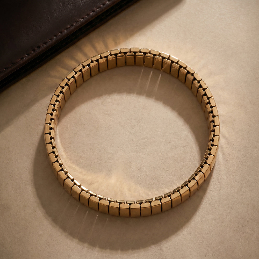 Modern Segmented Link Bracelet
