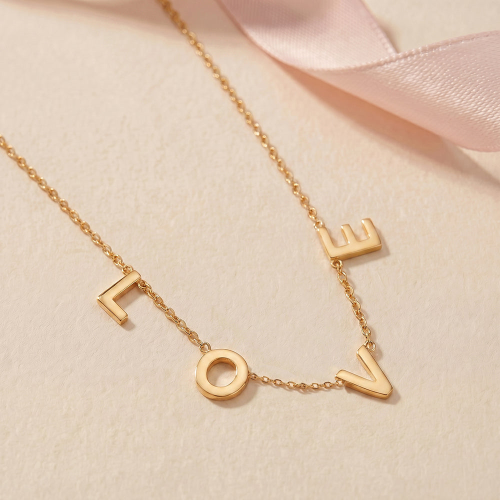 Love Link Charm Short Necklace