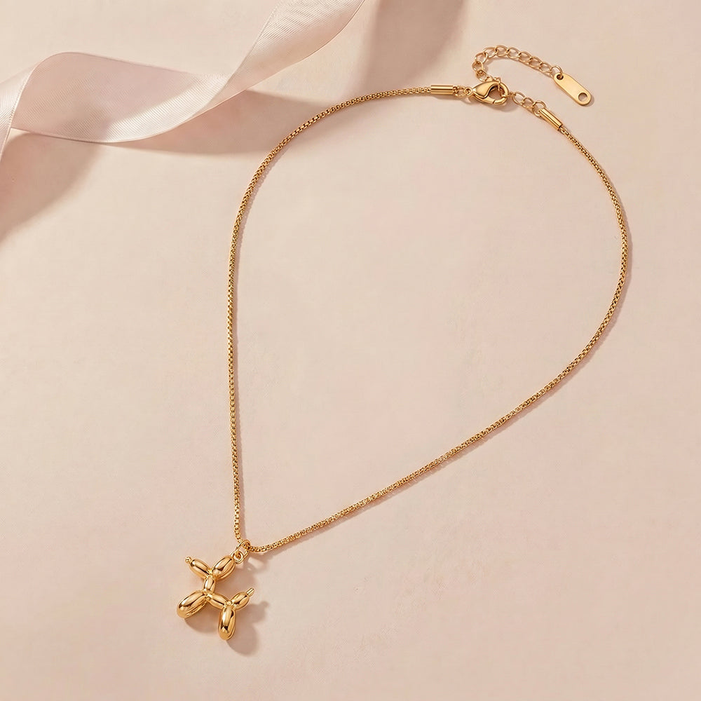 Petite Balloon Horse Pendant Necklace
