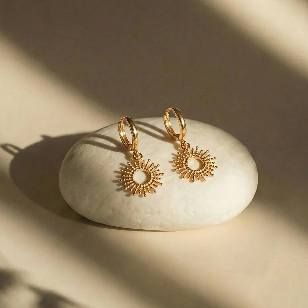 Helio Crest Drop Earrings