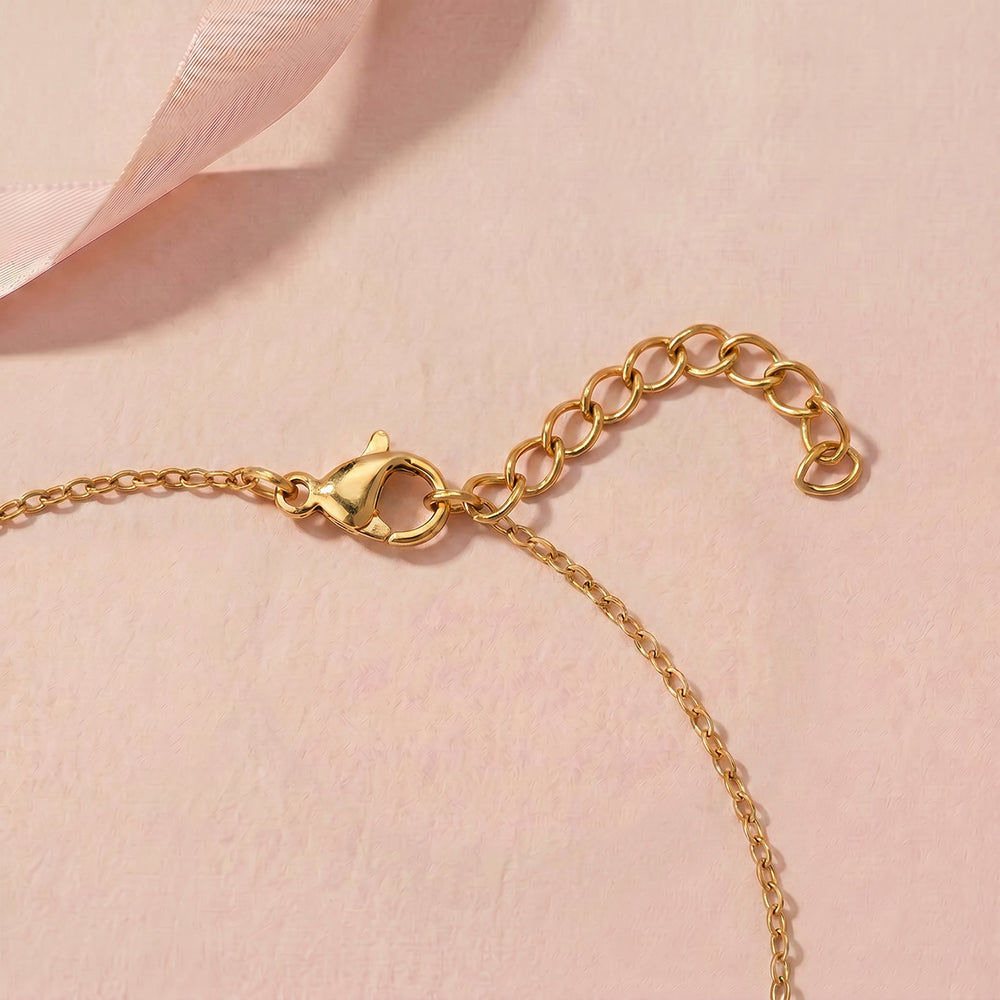 Oval Orbit Spark Chain Bracelet