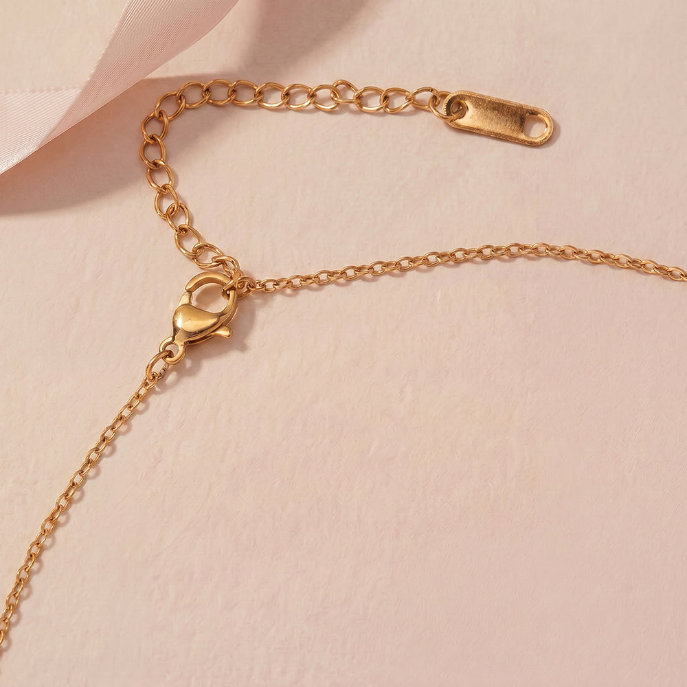 Dainty Open Heart Pendant Necklace