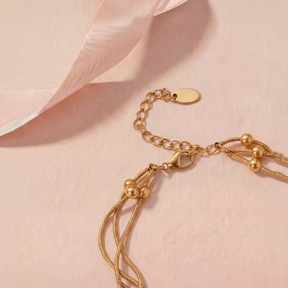 Elegant Layered Bead Bracelet