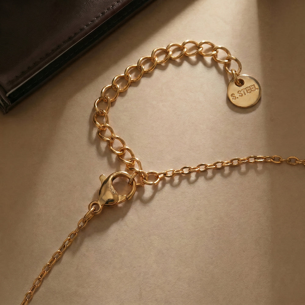 Pearline Mini Butterfly Drop Necklace