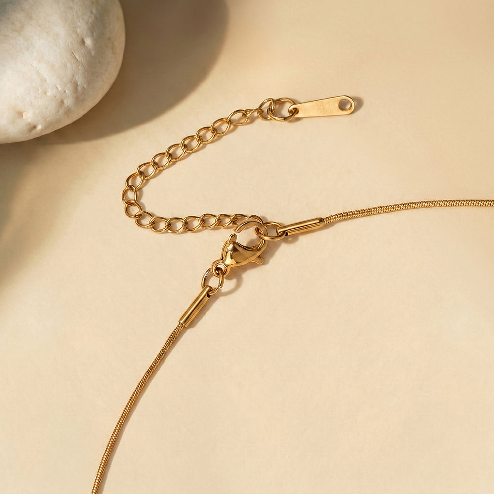 Sea Whisper Tail Pendant Necklace