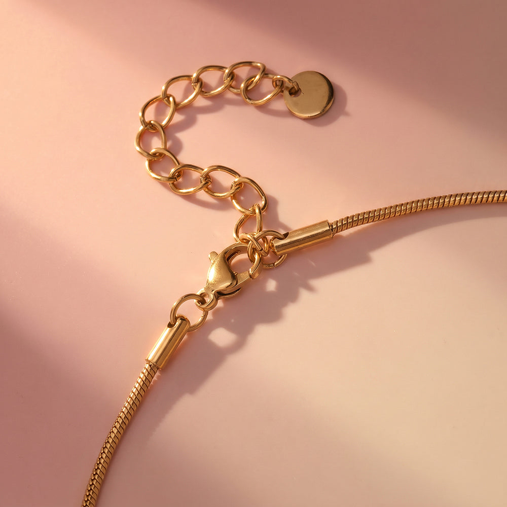 Trio Square Drop Lariat Necklace
