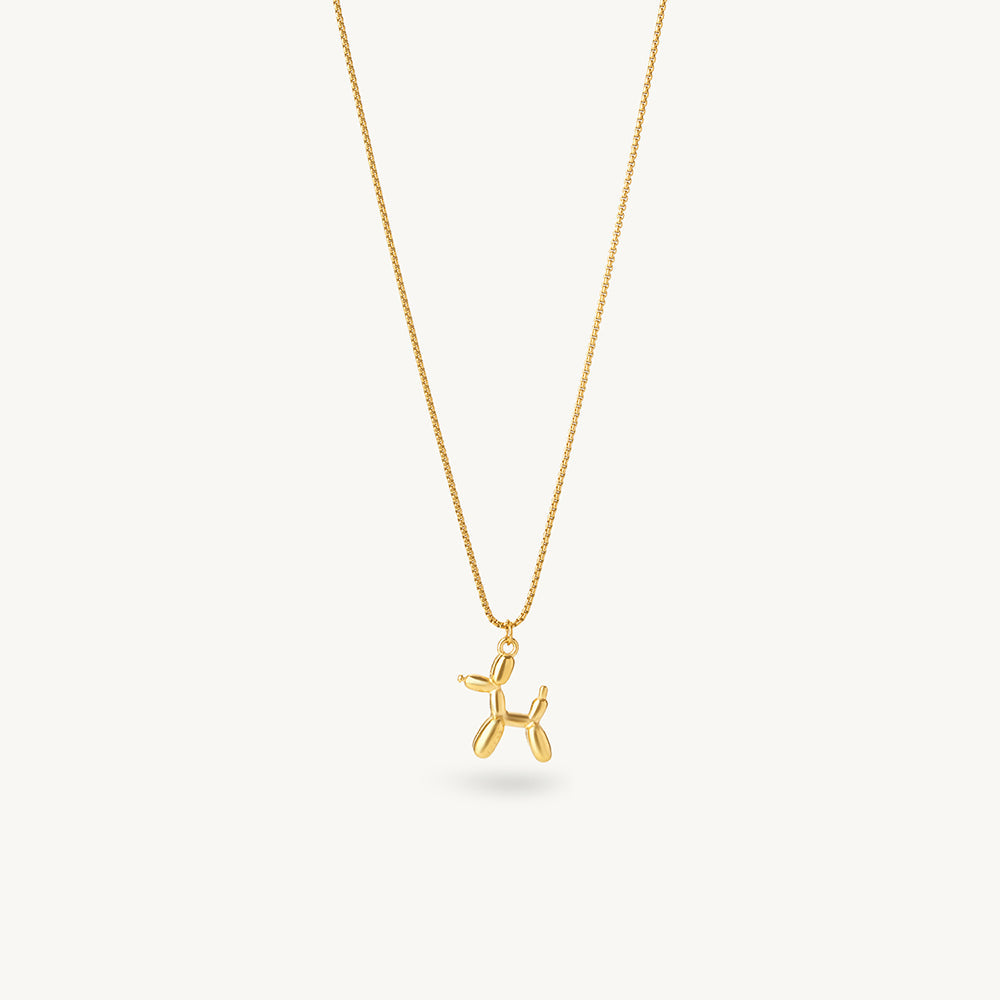 Petite Balloon Horse Pendant Necklace
