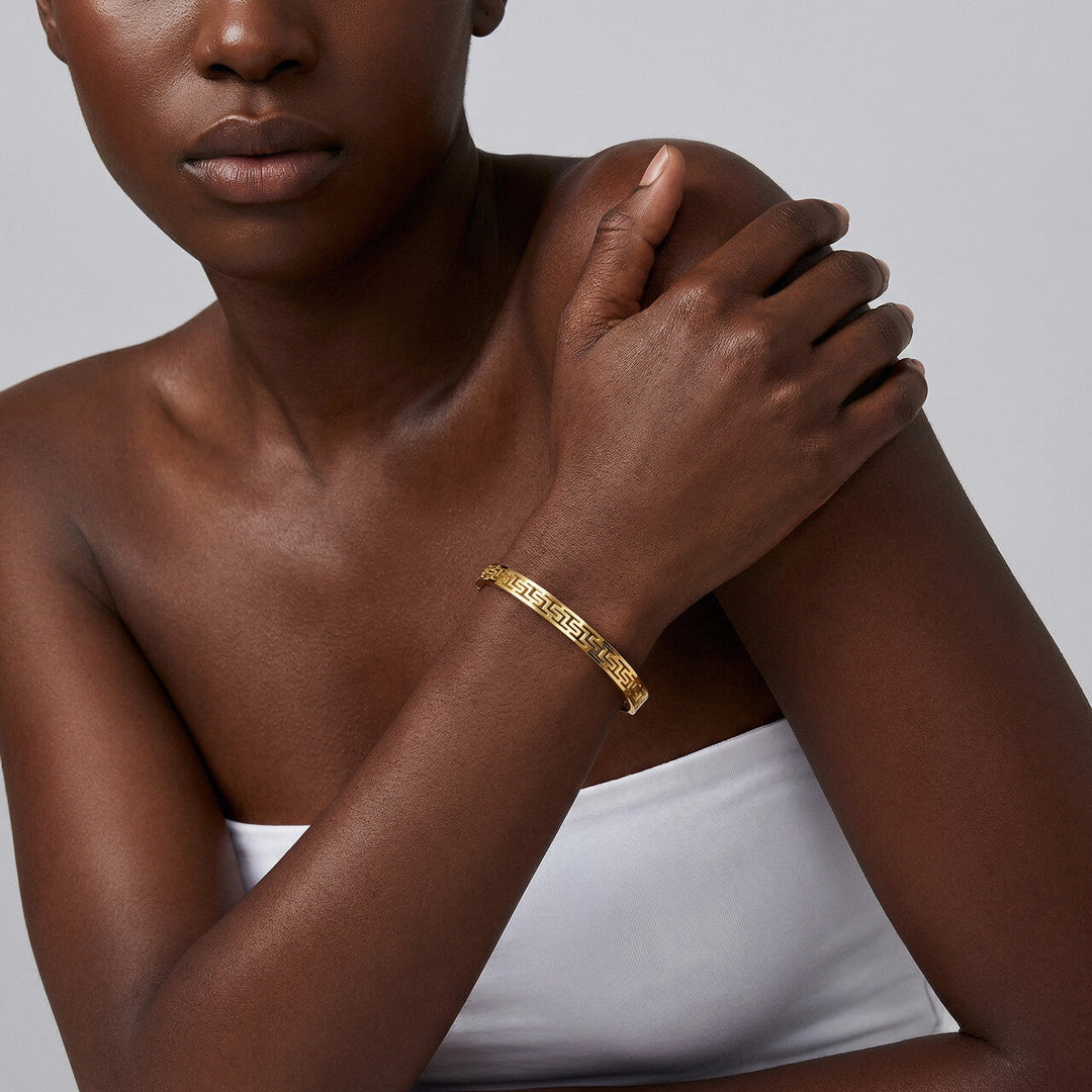 Gilded Maze Bracelet
