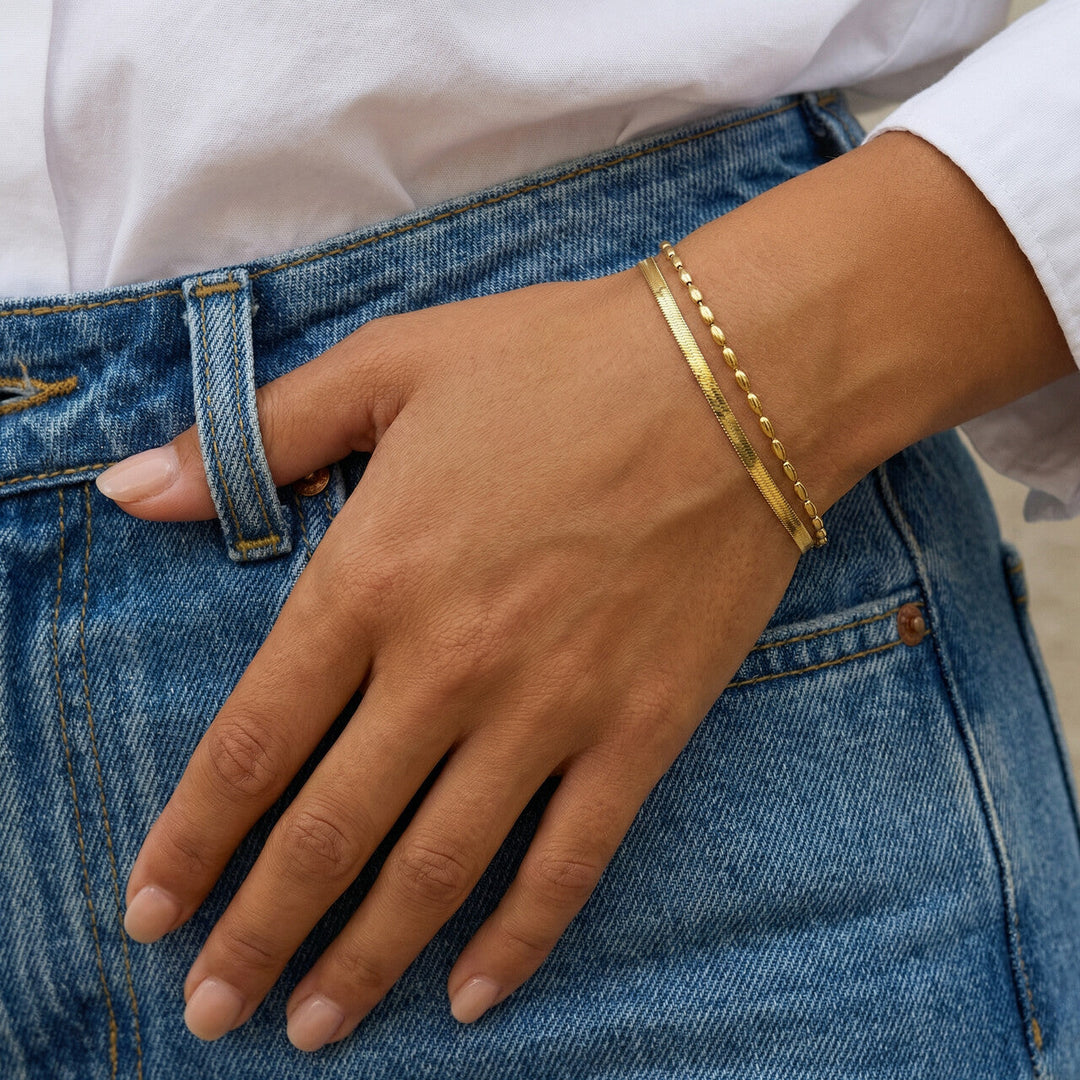 Multi-layered Beaded Bracelet
