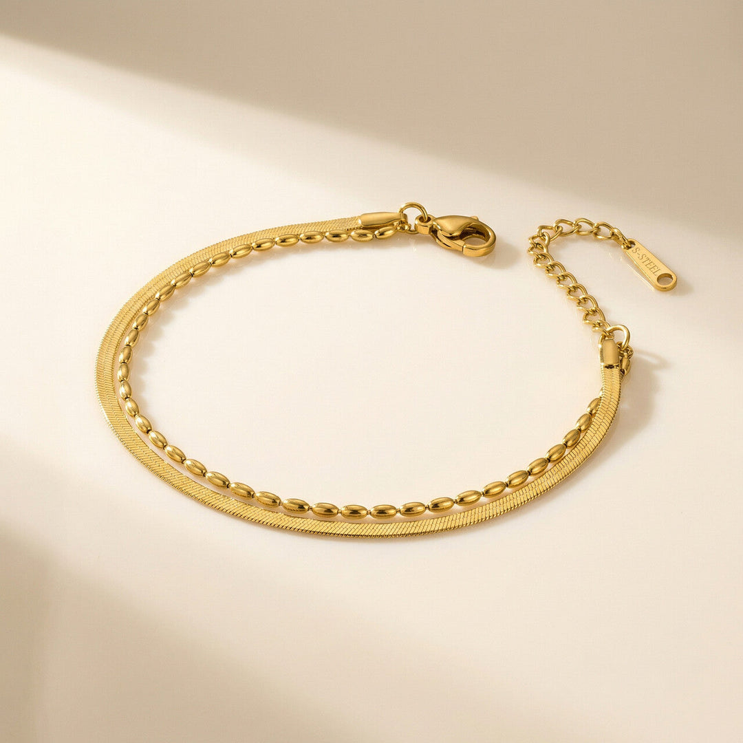Multi-layered Beaded Bracelet