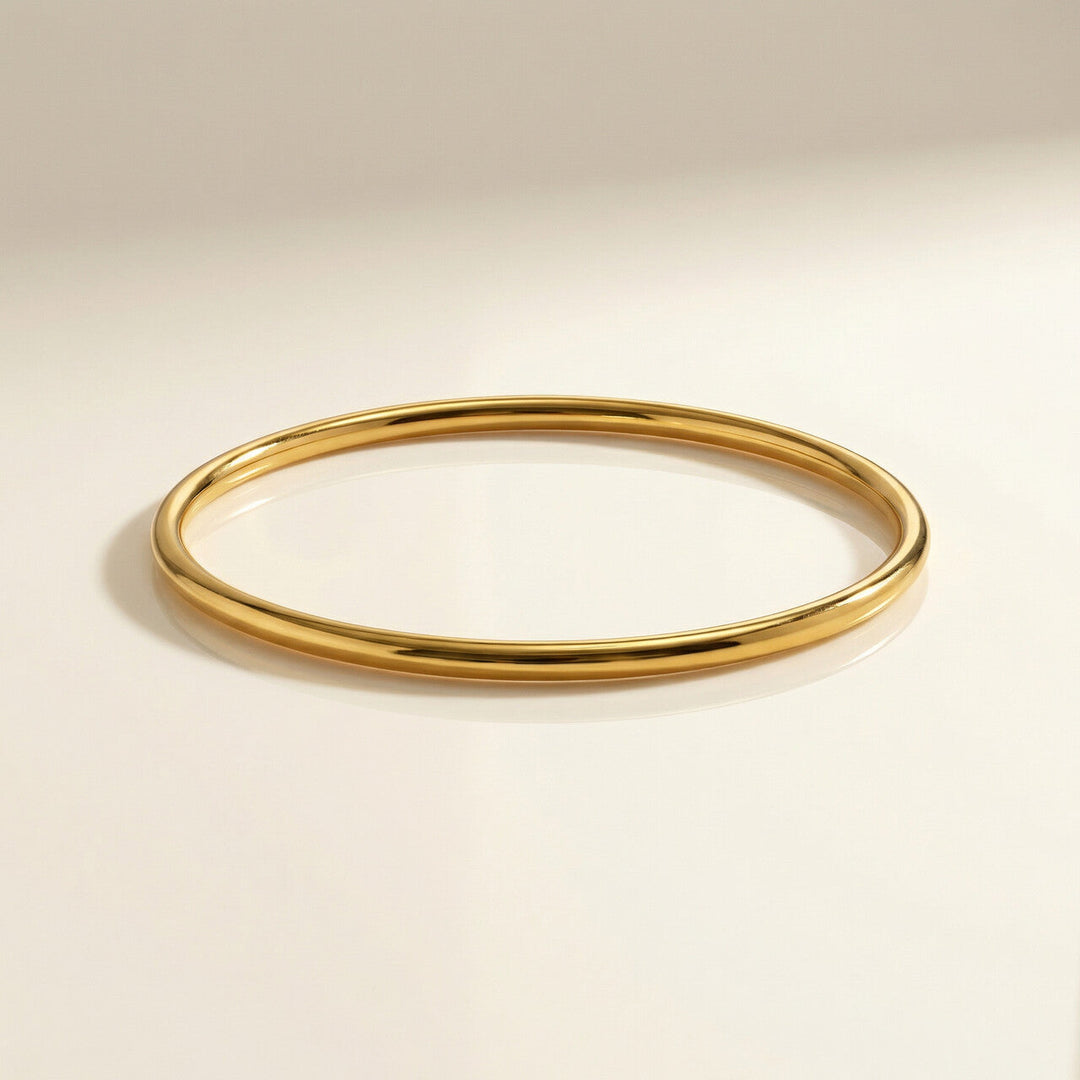 Slim Golden Bangle