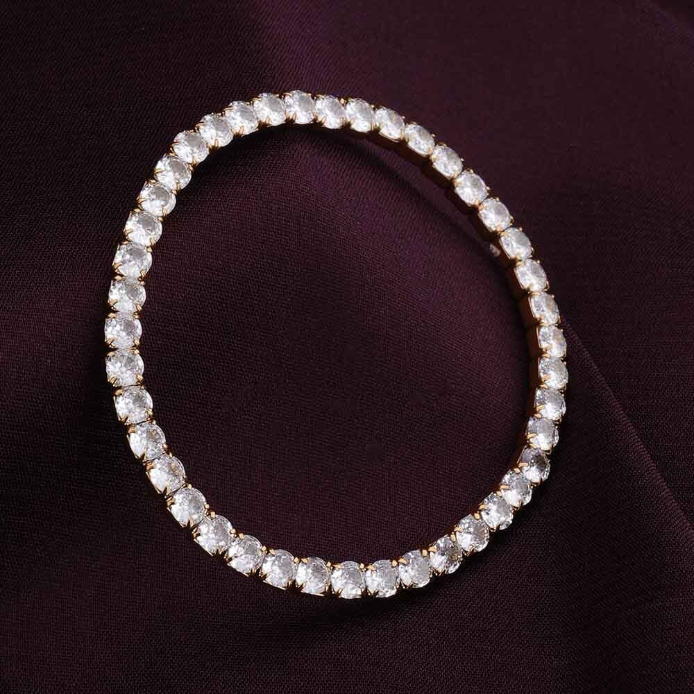 Exquisite Gold Studded Bracelet