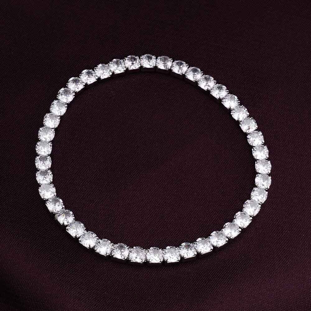 Exquisite Silver Studded Bracelet